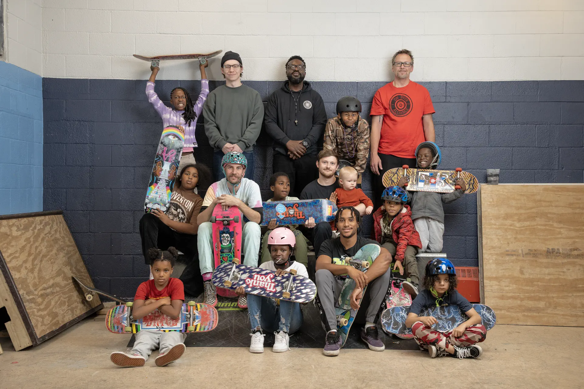 Students and mentors in the I CAN Program